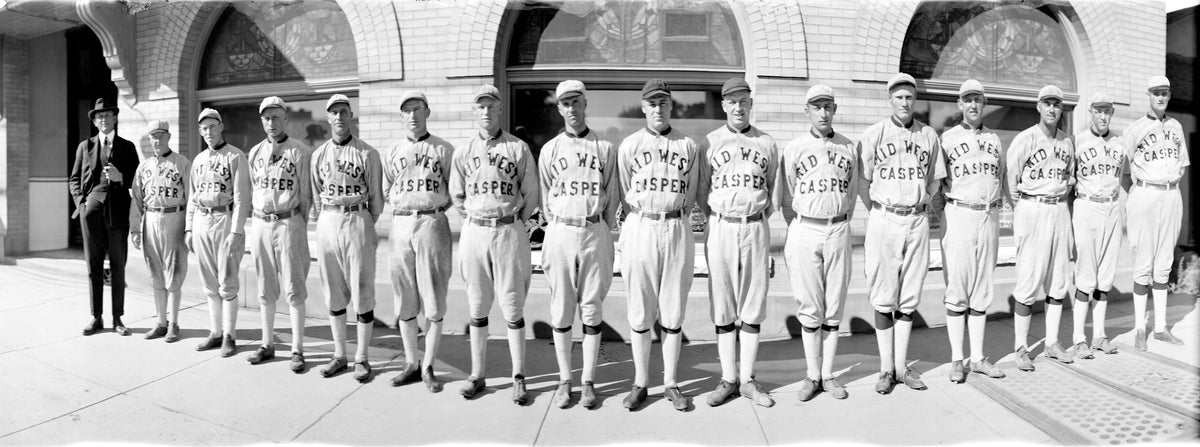 Casper-Midwest Baseball Club, 1921. Courtesy Ludwig Svenson Collection, American Heritage Center, University of Wyoming