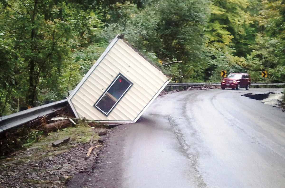 Flood waters leave damage along Lockwood Run in the Town of Chemung. Photo provided