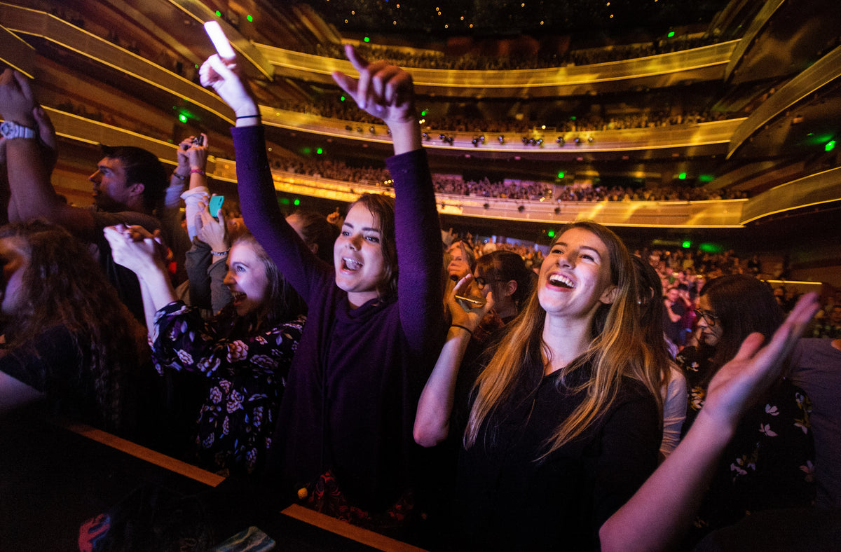 Fans cheer as The Head and The Heart play the first rock concert at the new Eccles Theater in downtown Salt Lake City in November 2015. Rick Egan / The Salt Lake Tribune