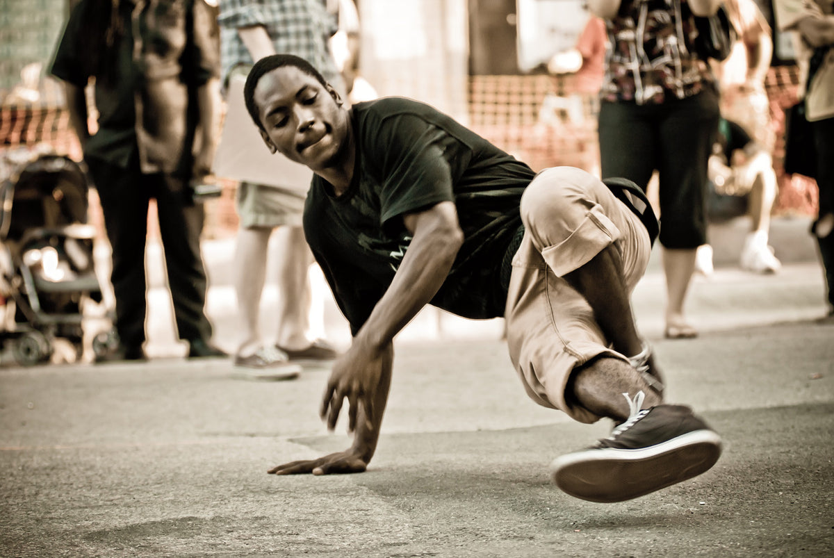 Break dancing at the Glenwood Arts Festival. Hyler Cooper