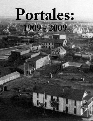 Portales, New Mexico: 1909 - 2009 Cover