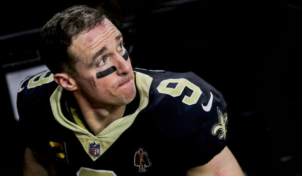 While walking off the field for the final time on Jan. 17, 2021, Drew Brees takes one last look back after the 30-20 loss to the Tampa Bay Buccaneers at the Mercedes-Benz Superdome. David Grunfeld / The Times-Picayune | The Advocate