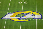 Los Angeles Rams kicker Matt Gay (8) practices a field goal from midfield before taking on the Arizona Cardinals in the NFC divisional playoff game at SoFi Stadium. Robert Gauthier/Los Angeles Times