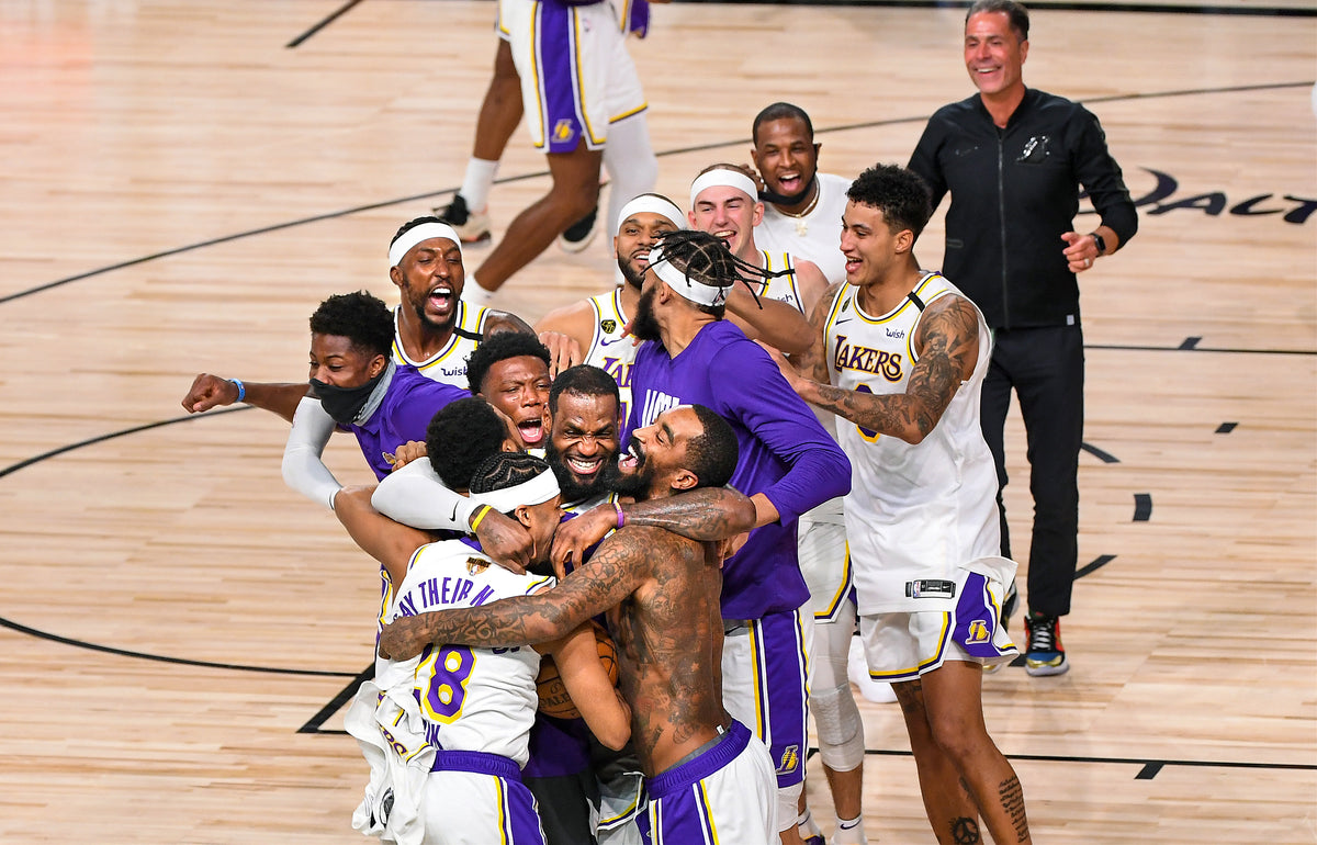 It was a mob scene as you might expect as the Lakers celebrated their 17th NBA Championship after winning Game 6 of the NBA Finals. Wally Skalij / Los Angeles Times