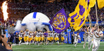 LSU comes onto the field for the Semifinal Championship Game against Oklahoma at Mercedes-Benz Stadium on Dec. 28, 2019, in Atlanta, Ga. Courtesy Bill Feig/The Advocate