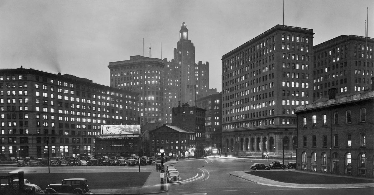 Downtown Providence, 1930s. Courtesy The Providence Journal
