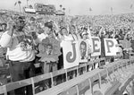 Nittany Lion fans cavort in the stands at the Rose Bowl in Pasadena on Jan. 1, 1995. Centre Daily Times Archives, Pat Little photo