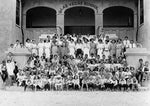 Above: Students and teachers on the steps of the Las Vegas School, 1910. Courtesy Maurine and Fred Wilson Collection, UNLV University Libraries Special Collections & Archives