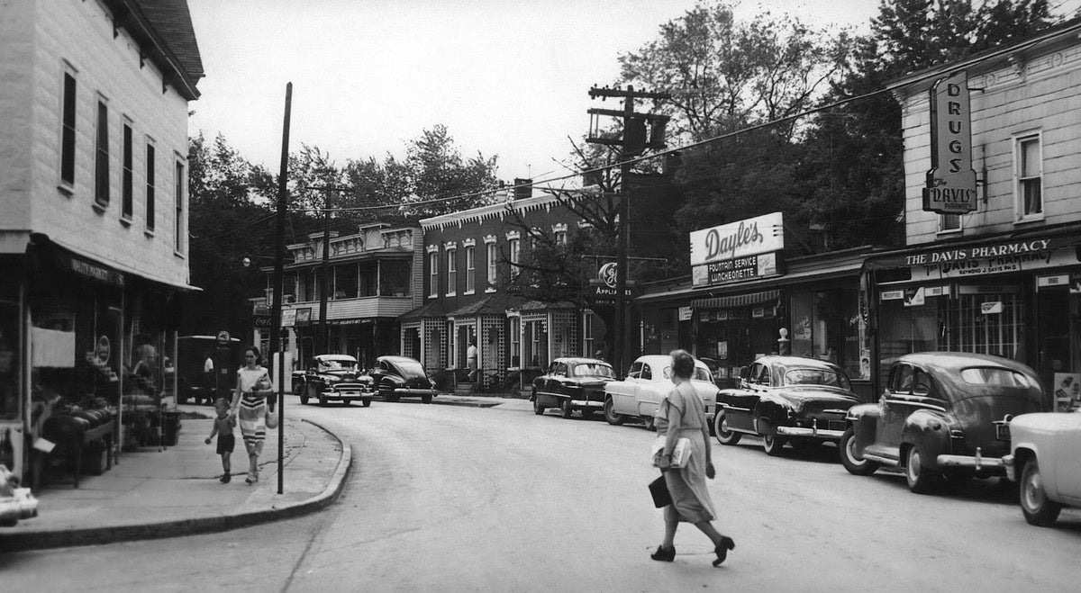 Main Street in Ravena, 1953. Courtesy Times Union Historic Images