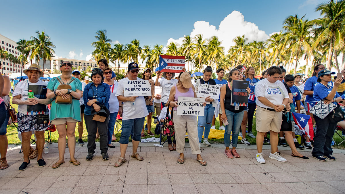 More than 200 people gathered outside of the federal courthouse in Fort Lauderdale on June 24, 2018 to denounce the Trump Administration’s policy separating immigrant children from their parents. Courtesy Sun Sentinel