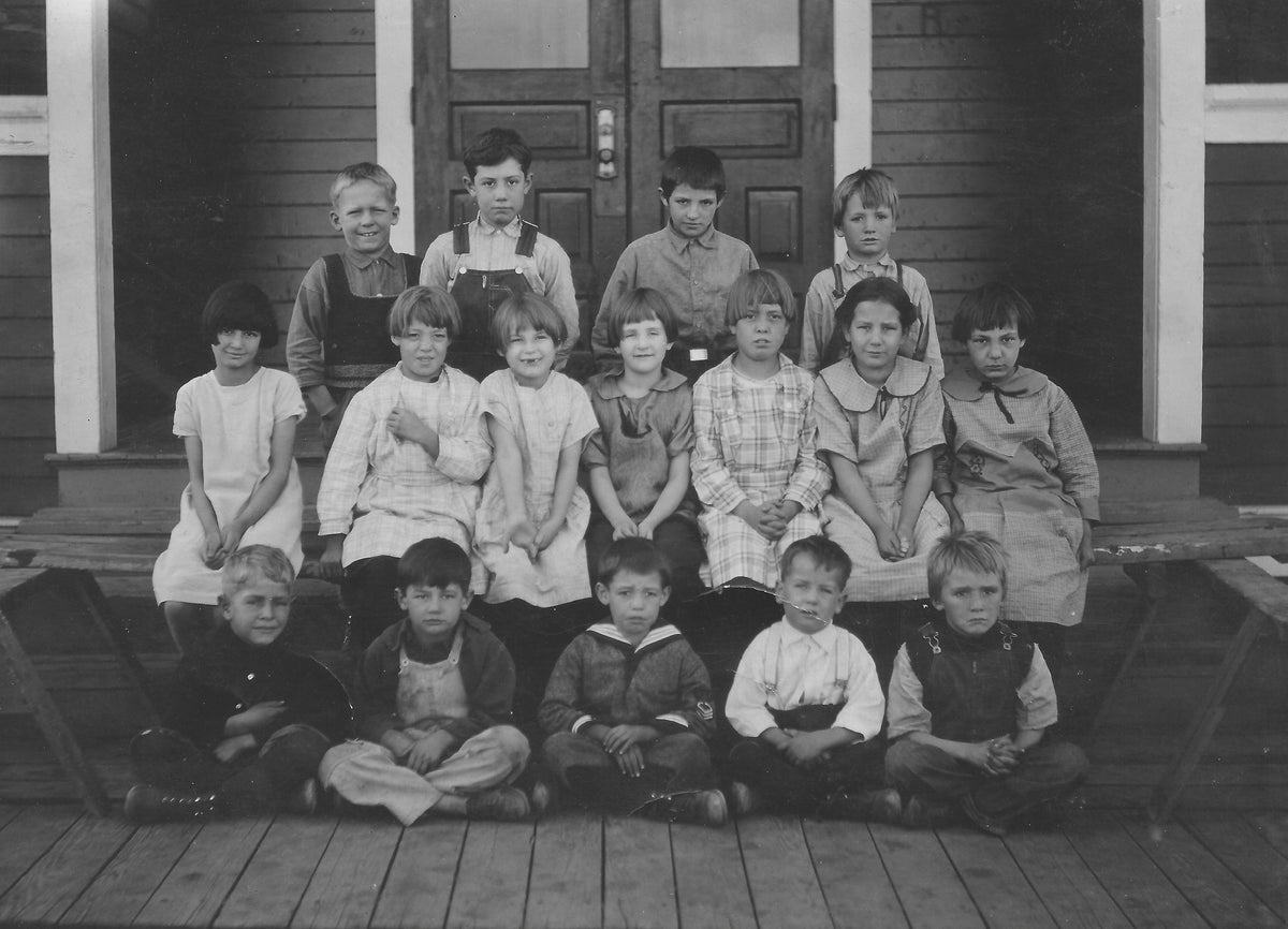 Moran School students, Spokane, circa 1924. Courtesy Nico McClellan