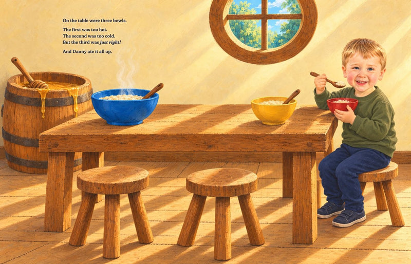 A spread from Danny's book