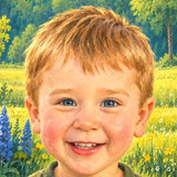 Danny, drawn in the book's style